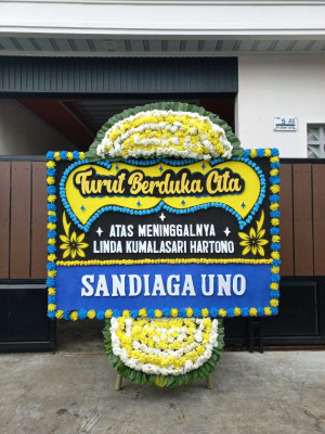 Papan Bunga Duka di Lumajang