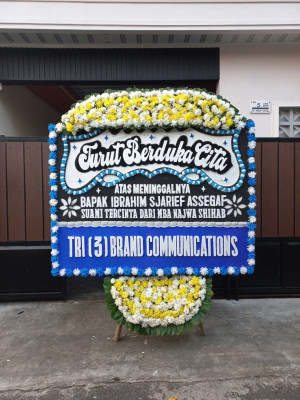 Papan Bunga Duka di Lumajang